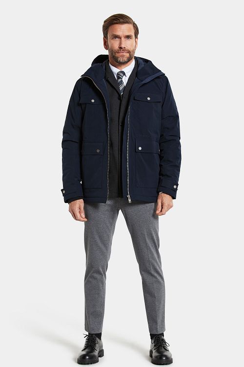 Parka Didriksons Hilding Navy Model / Voorkant