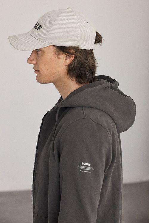 Ecoalf Veste à Capuche Steve Gris Model / Detail