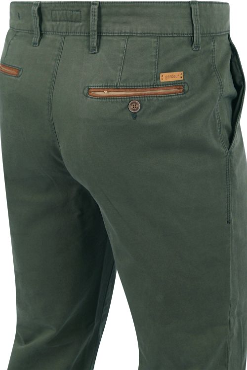 Gardeur Benny 3 Chino Dunkelgrün Product / Achterkant