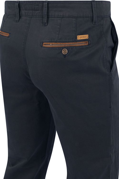 Gardeur Benny 3 Chino Marineblå Product / Achterkant
