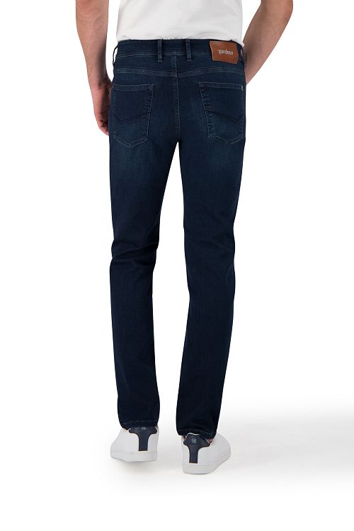Pantaloni Gardeur Bradley Dark Stone blu scuro Model / Achterkant