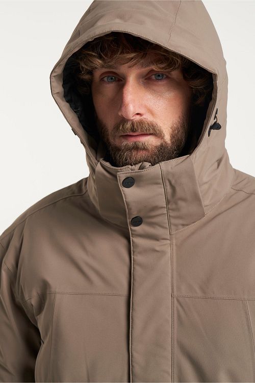 Giacca Tenson Chris MPC color taupe Model / Detail
