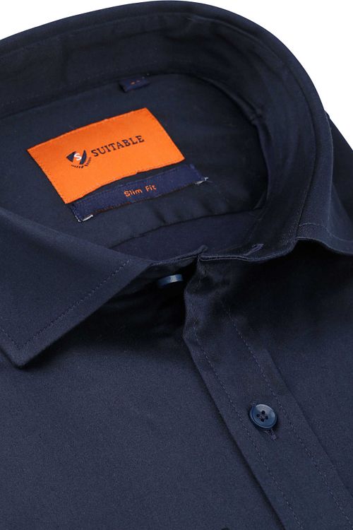 Suitable koszula Satin granatowa Product / Detail