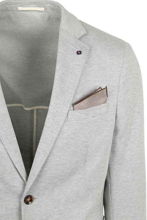 Suitable Sports Jacket Face Print Mist Grey Product / Detail