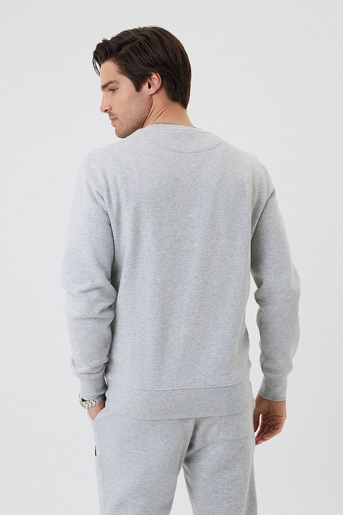 Bjorn Borg Pull Gris Clair Model / Achterkant