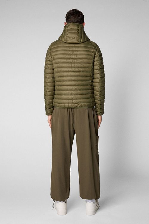 Save The Duck Jakke Giga Donald Olivengrøn Model / Achterkant