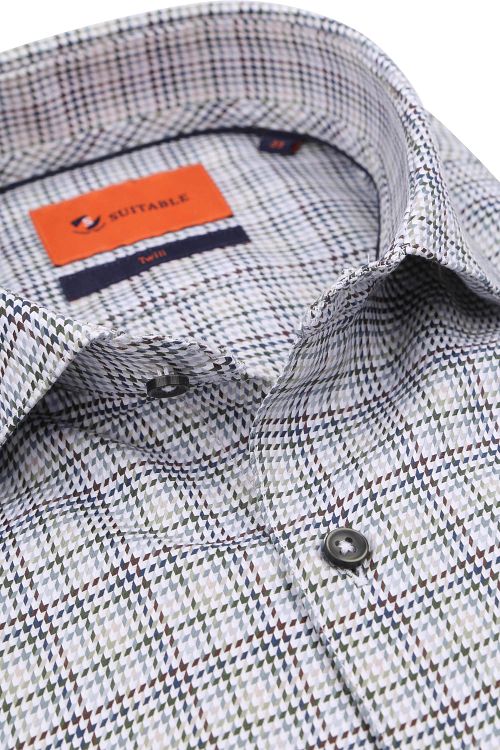 Suitable Hemd Print Groen Product / Detail