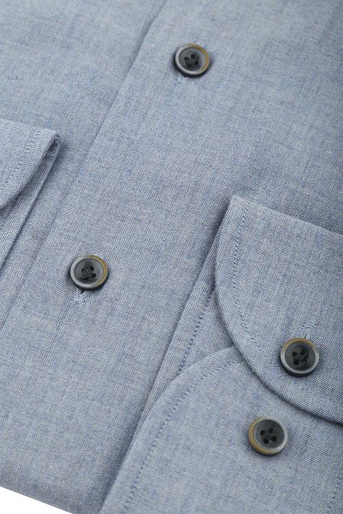Profuomo Hemd Flanell Blau Product / Detail