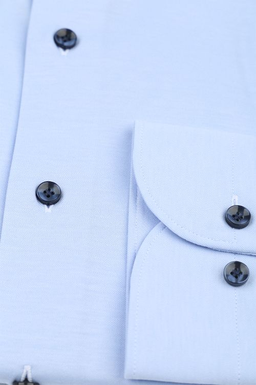 Profuomo Japanese Knitted Hemd Hellblau Product / Detail