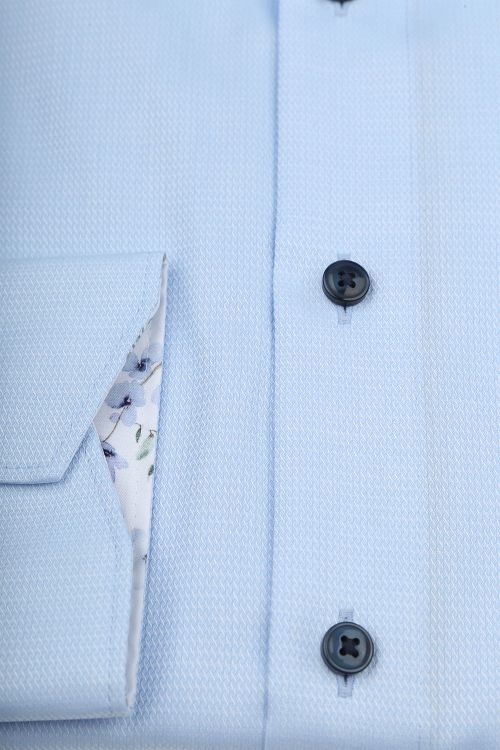 OLYMP Luxor Hemd Structure Hellblau Product / Detail