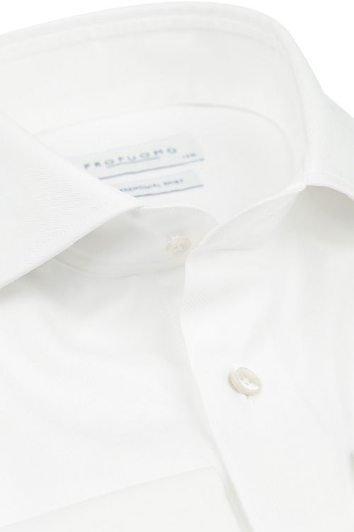 Profuomo Skjorte Cutaway Dobbelt Manchet Off White Product / Detail