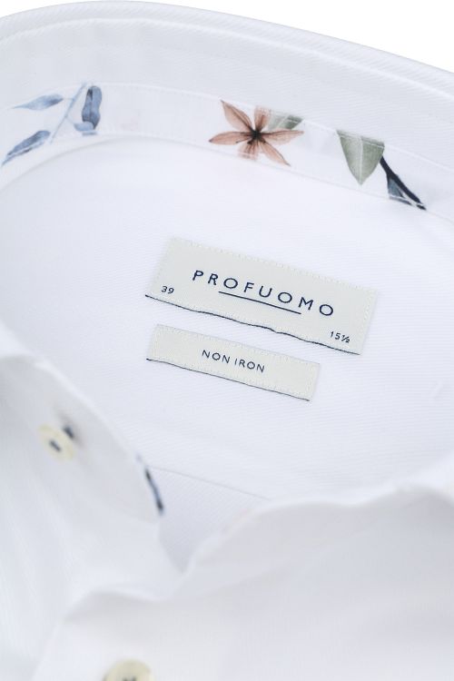 Profuomo Twill Skjorte Hvid Product / Detail