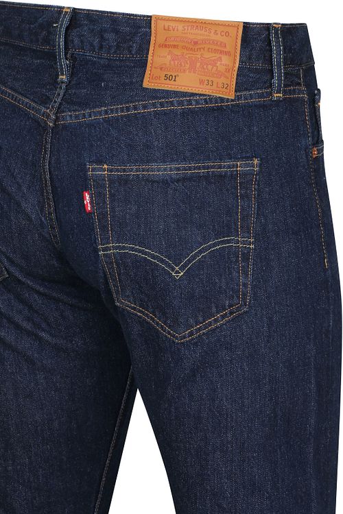 Jeans Levi’s 501 Regular Fit blu scuro Product / Detail