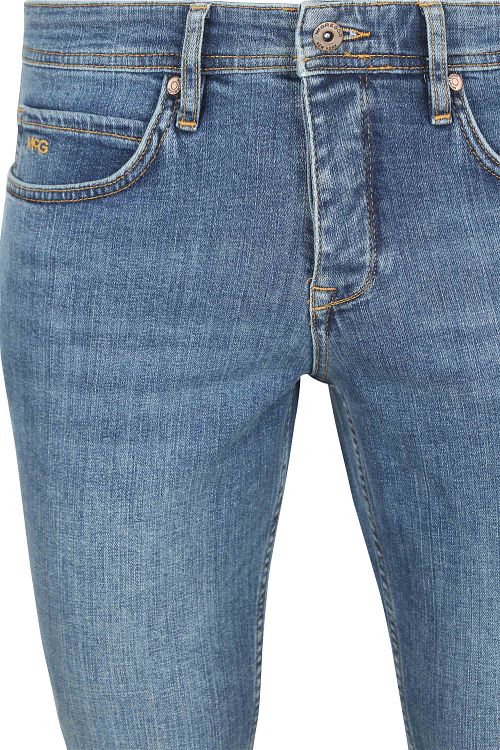 Jeans McGregor in denim blu medio Product / Detail