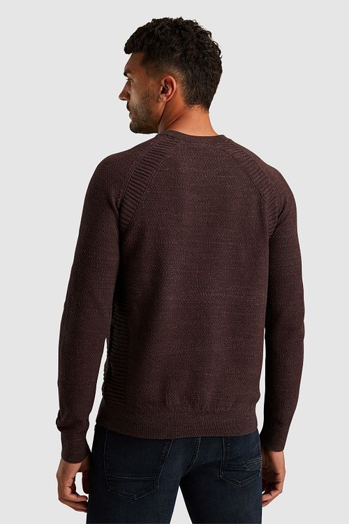 Jersey Cast Iron Heather Plated Marrón Model / Achterkant