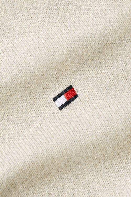 Jersey Tommy Hilfiger de algodón y cachemira en color crudo Product / Detail