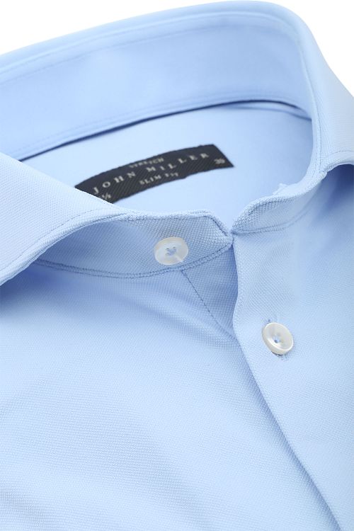 John Miller Shirt Hyperstretch Light Blue Product / Detail