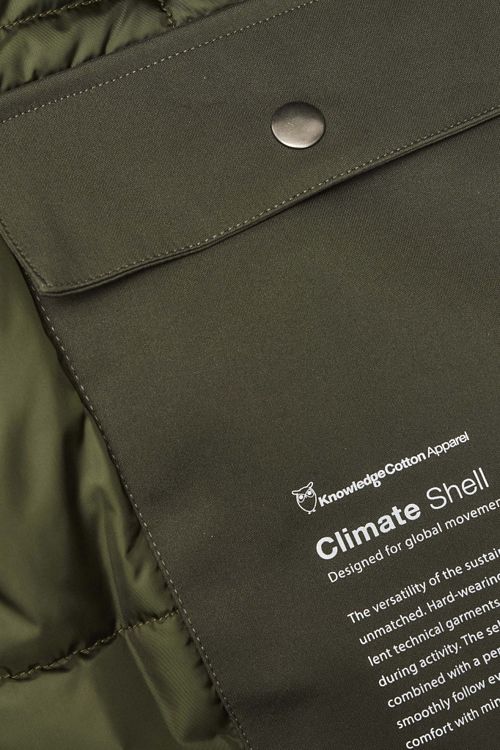 Giacca KnowledgeCotton Apparel verde scuro Product / Detail