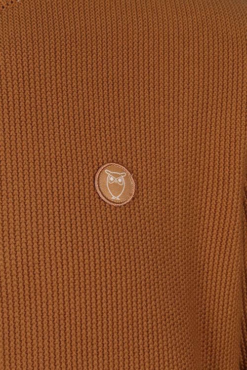 KnowledgeCotton Apparel Sweater Olijf Groen Product / Detail