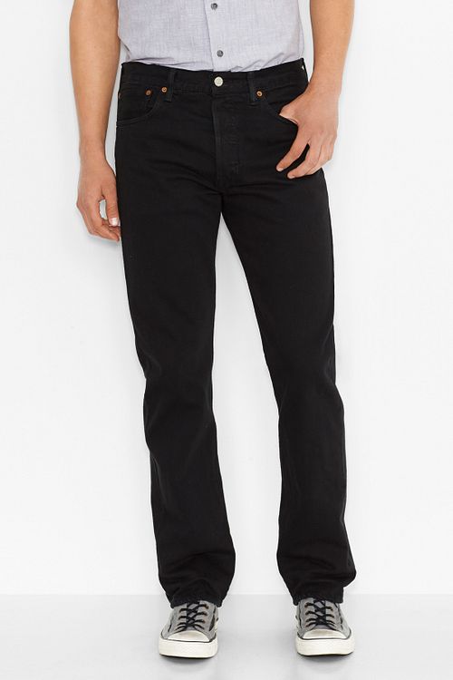 Levi's 501 Jeans Original Fit Svart 0165 Model / Voorkant