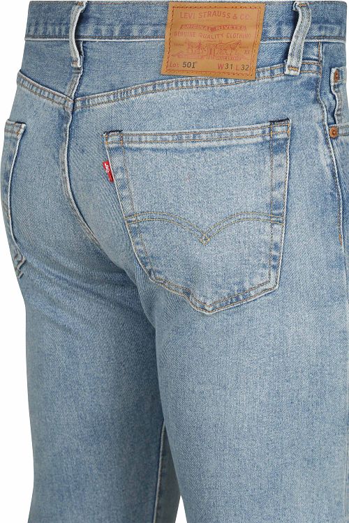 Levi's Pantalon 501 Regular Bleu Clair Product / Detail