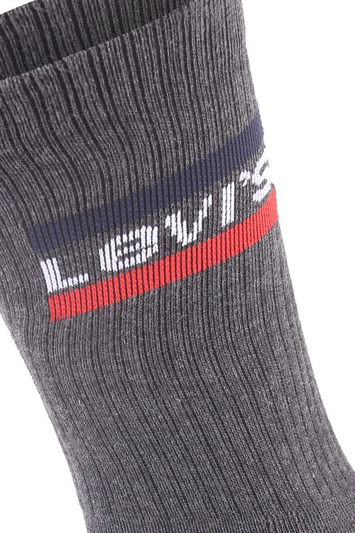 Levi's 2-Pack Sportswear Socken Schwarz Dunkelgrau Product / Detail