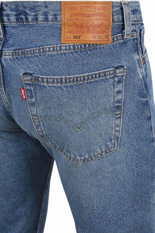 Levi’s 501 Jeans Regular Fit Mid Blue Product / Detail