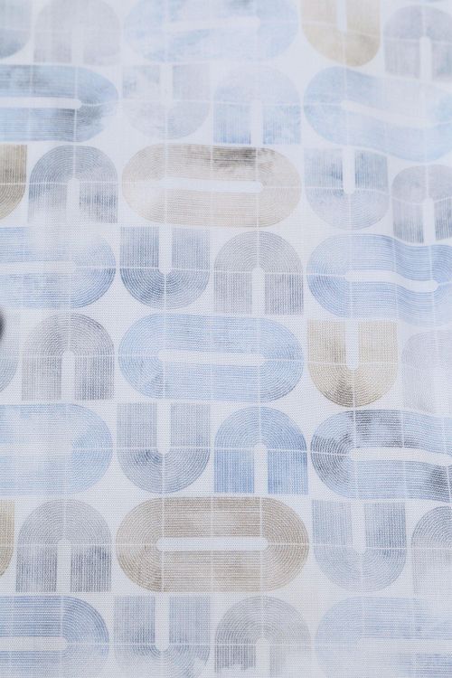 OLYMP Level 5 Overhemd Stretch Extra Lange Mouw Print Lichtblauw Product / Detail