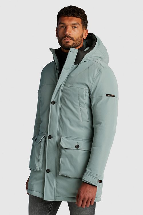 Cast Iron Ramture Jacket Light Blue Model / Voorkant
