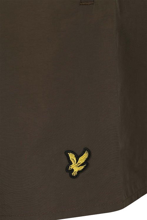 Lyle & Scott Badshorts Plain Olivgrön Product / Detail