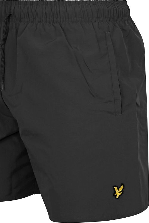 Lyle & Scott ensfarvede badebukser i sort Product / Detail