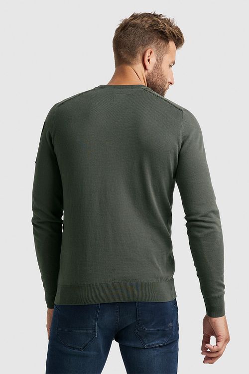 Maglione PME Legend Buckley verde oliva Model / Achterkant