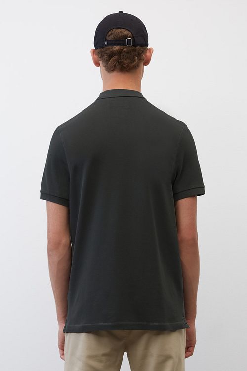 Marc O'Polo Pikétröja i Antracit Model / Achterkant