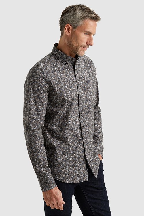Camicia Vanguard con stampa marrone Model / Voorkant
