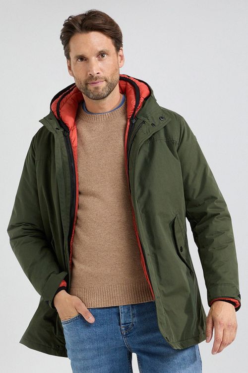 McGregor 2-i-1 Parkas i Tall Groen Model / Voorkant