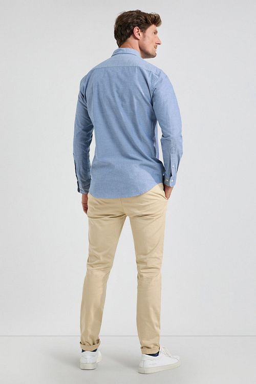 Camisa Oxford azul McGregor Model / Achterkant