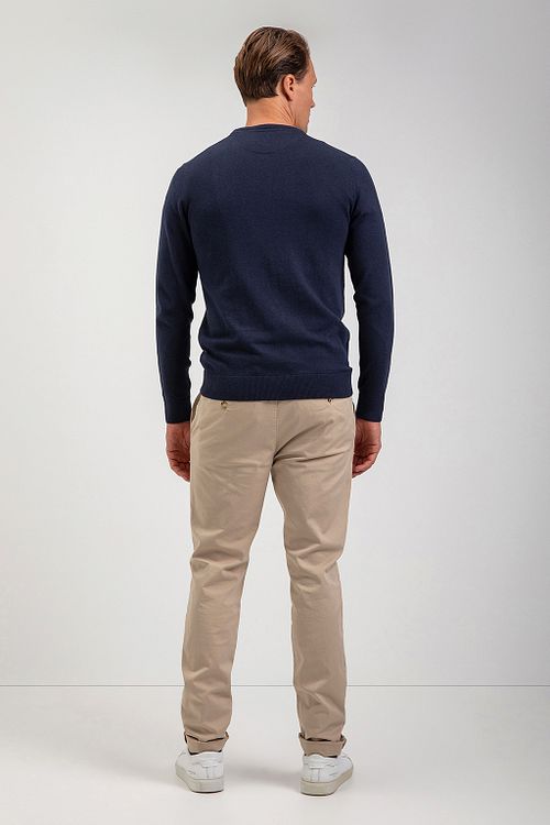 McGregor Pullover Wool Mix Navy Model / Achterkant