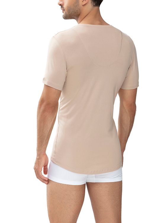 Mey Dry Cotton camiseta interior invisible con cuello de pico 2-pack Model / Achterkant