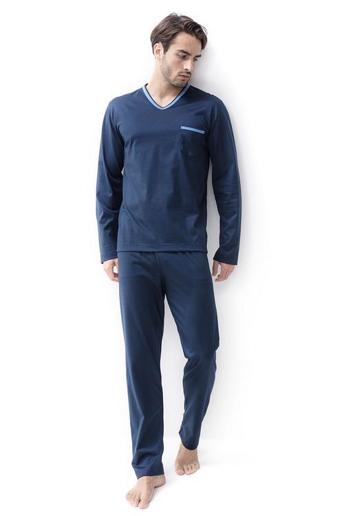 Mey Nachtkleding Lang Donkerblauw Model / Voorkant