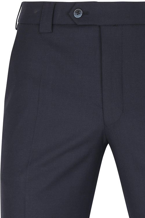 Spodnie Meyer Roma z mieszanki wełny w kolorze Navy Product / Detail