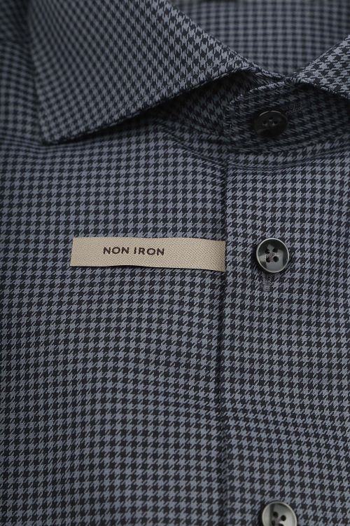 John Miller skjorte Vichy-tern Antracit Product / Detail