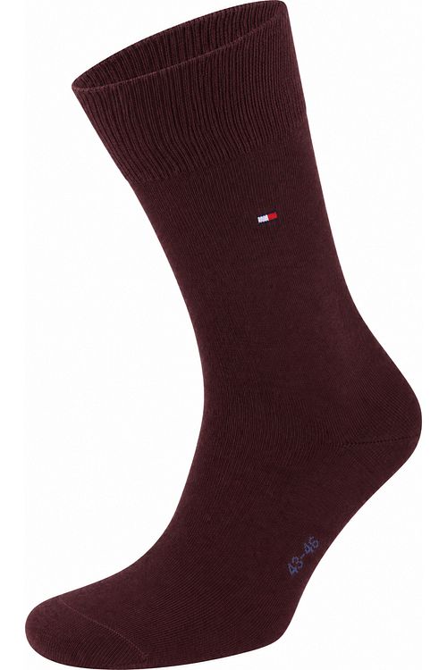 Tommy Hilfiger Classic 2-pack Strumpor Navy Bordeaux Product