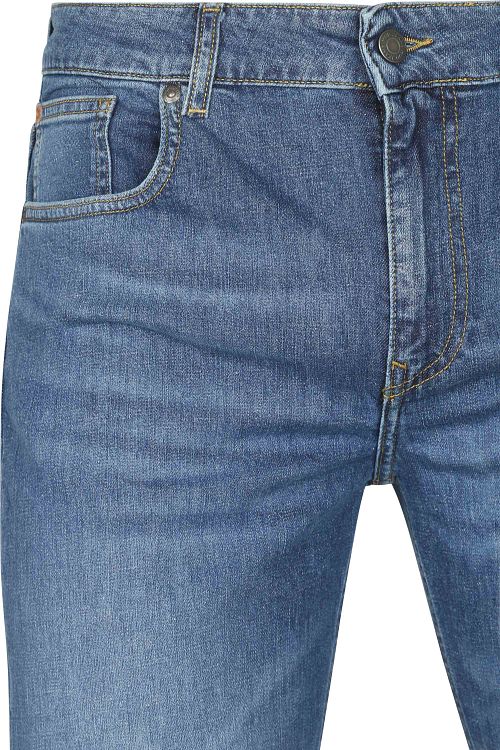 MUD Jeans Denim Regular Bryce Indigo Blå Product / Detail