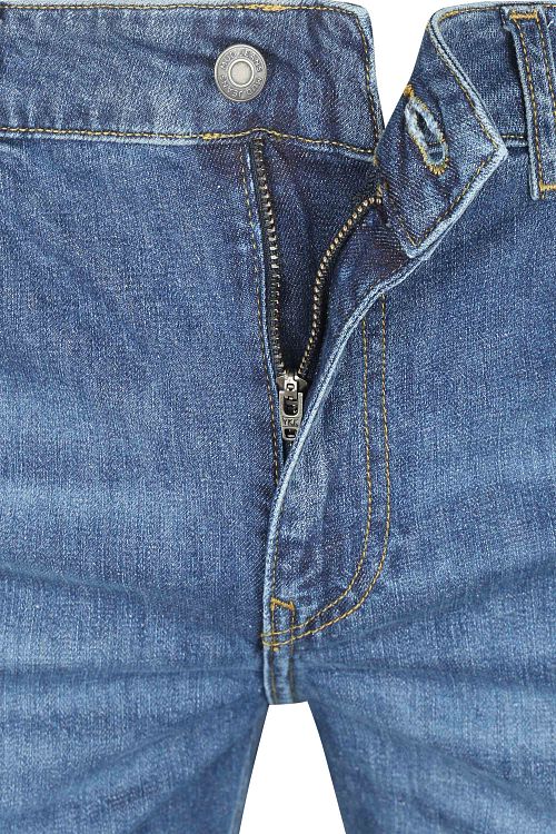 MUD Jeans Denim Regular Bryce Indigo Blauw Product / Detail