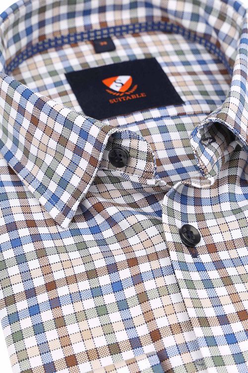 Camicia Suitable a quadri marroni Product / Detail
