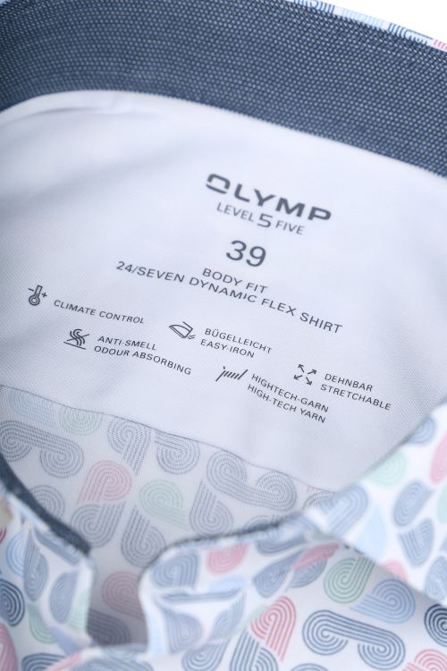 Camicia OLYMP Level 5 con stampa multicolore Product / Detail