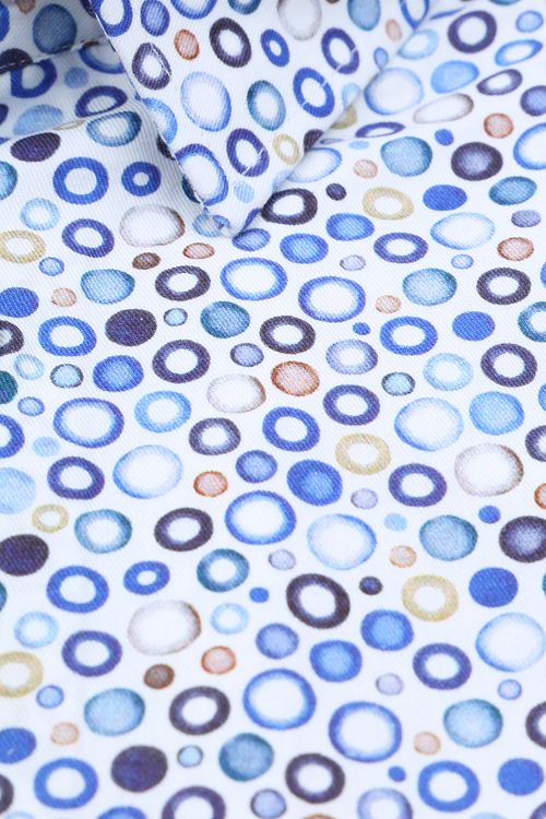 Suitable Koszula 261-6 Print Niebieska Product / Detail