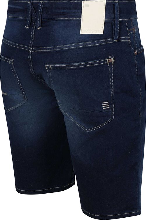 No Excess Kort Denim Stretch Dark Product / Achterkant