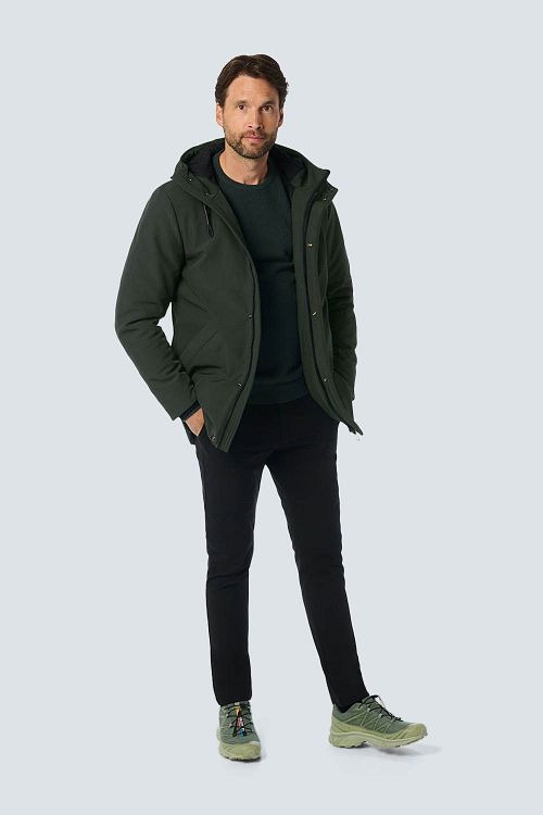 No Excess Jacke Dunkelgrün Model / Voorkant