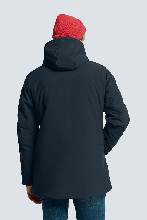 No Excess Jacke Dunkelblau Model / Achterkant